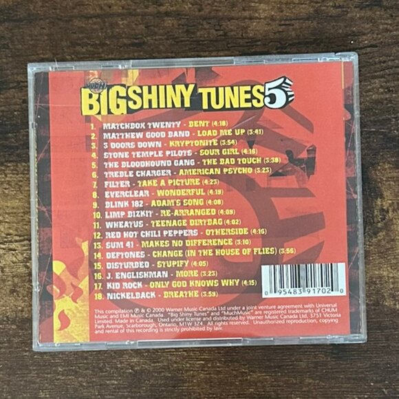 🔥 90s CD Bundle – Scream + Big Shiny Tunes 1–5 + Adam Sandler – 7-Disc Lot - Picture 14 of 14